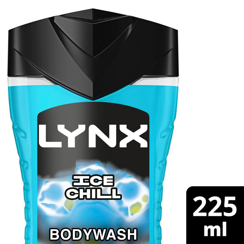 Lynx Ice Chill shower gel 225ml, UK version