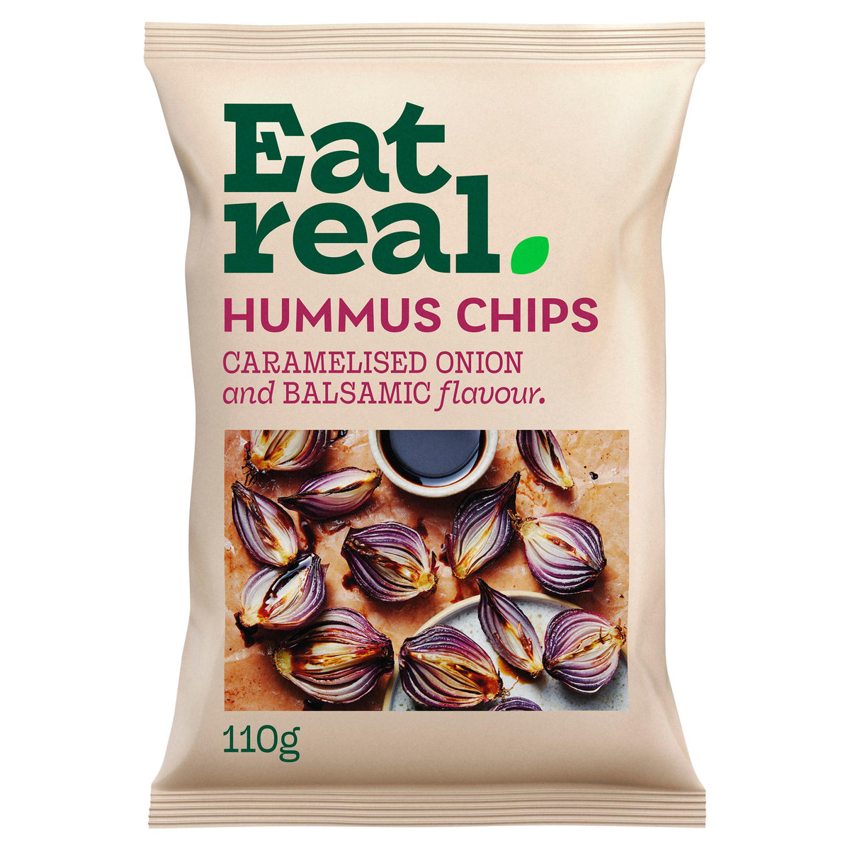 Eat Real Hummus Chips Caramelised Onion - British product