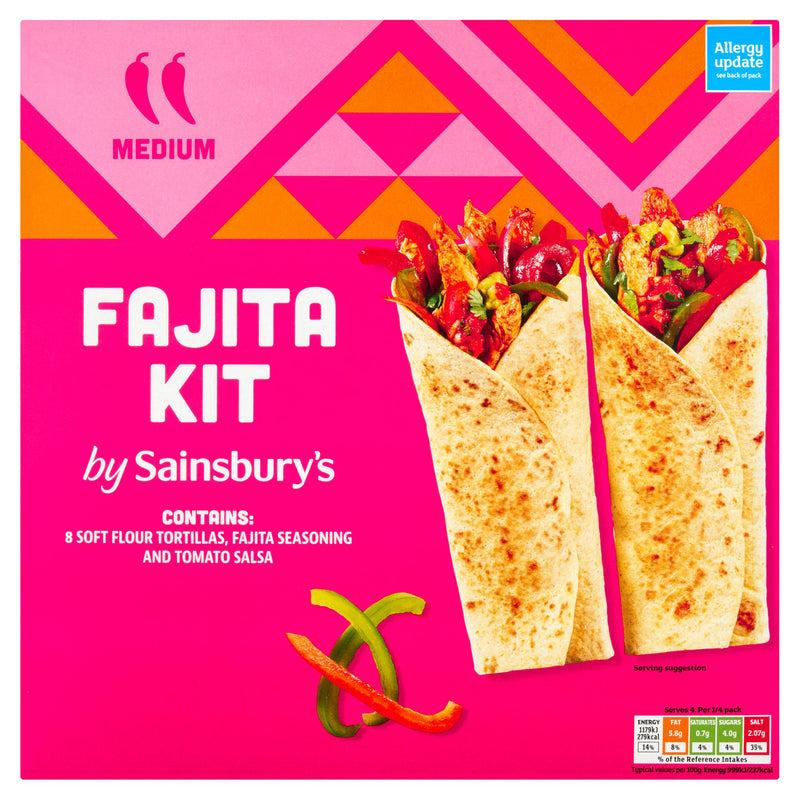 Sainsbury's Fajita Kit 470g - British product