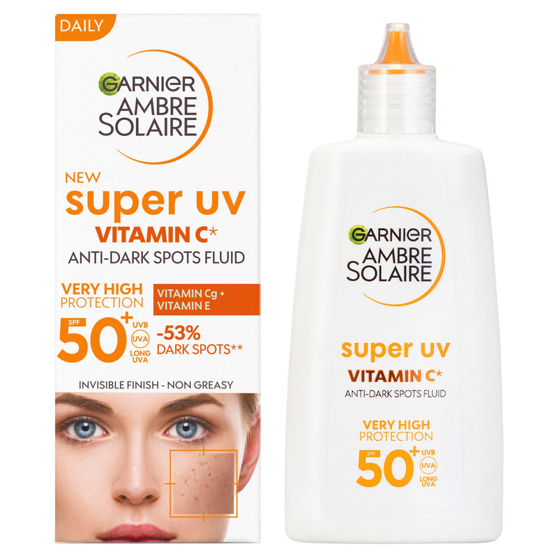 Garnier Super UV SPF 50+ Vitamin C face fluid 40ml, UK version