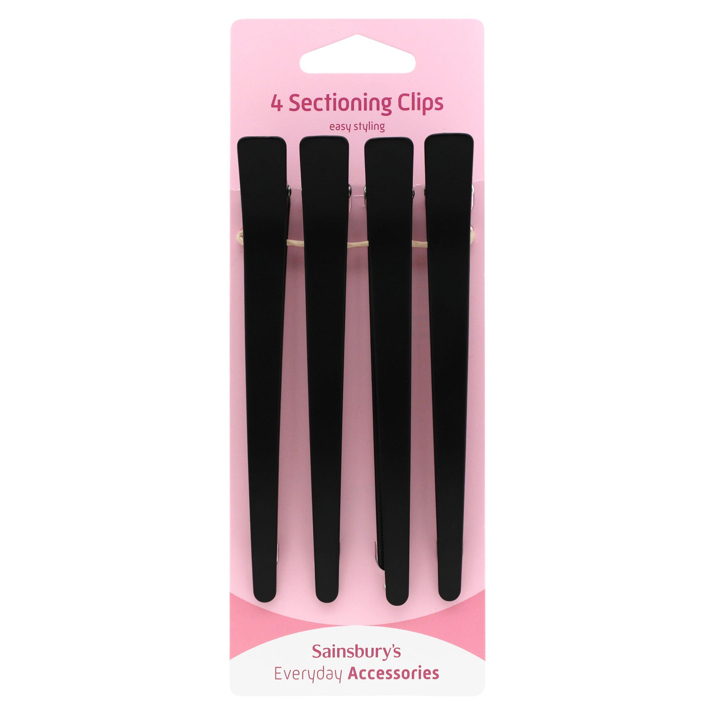 Sainsbury's hair sectioning clips x4, imported from the UK