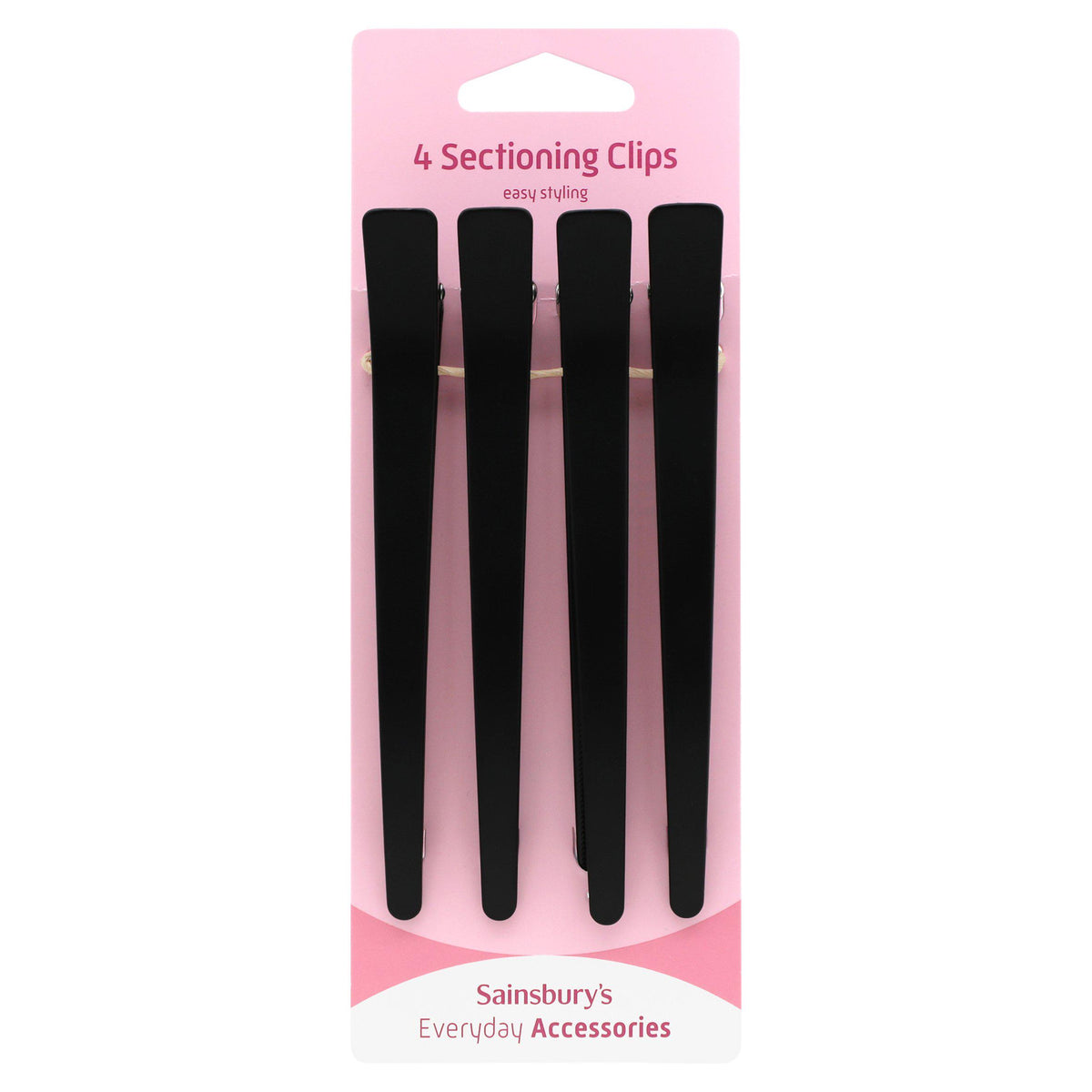 Sainsbury's hair sectioning clips x4, imported from the UK