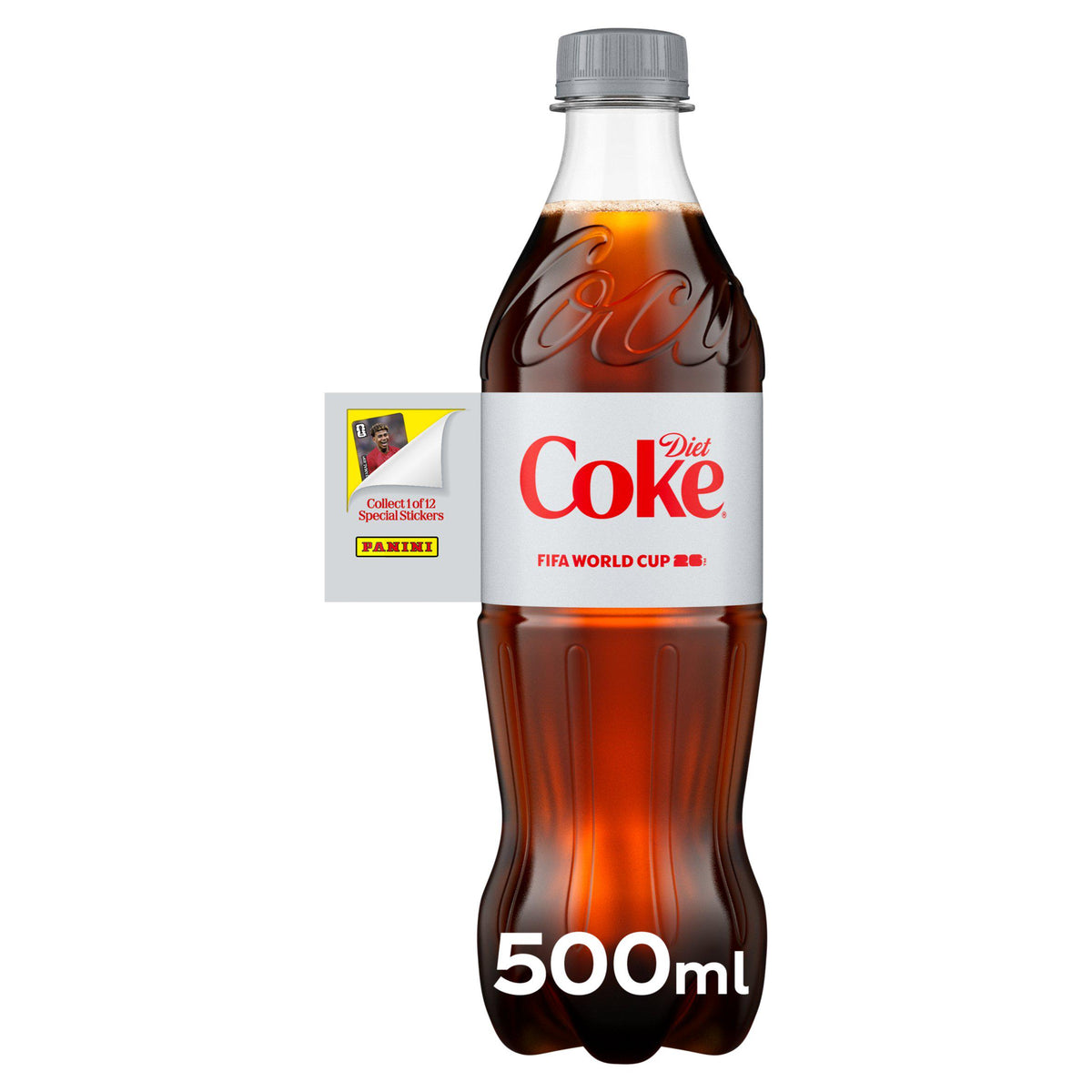Diet Coke cola soft drink 500ml bottle - British product