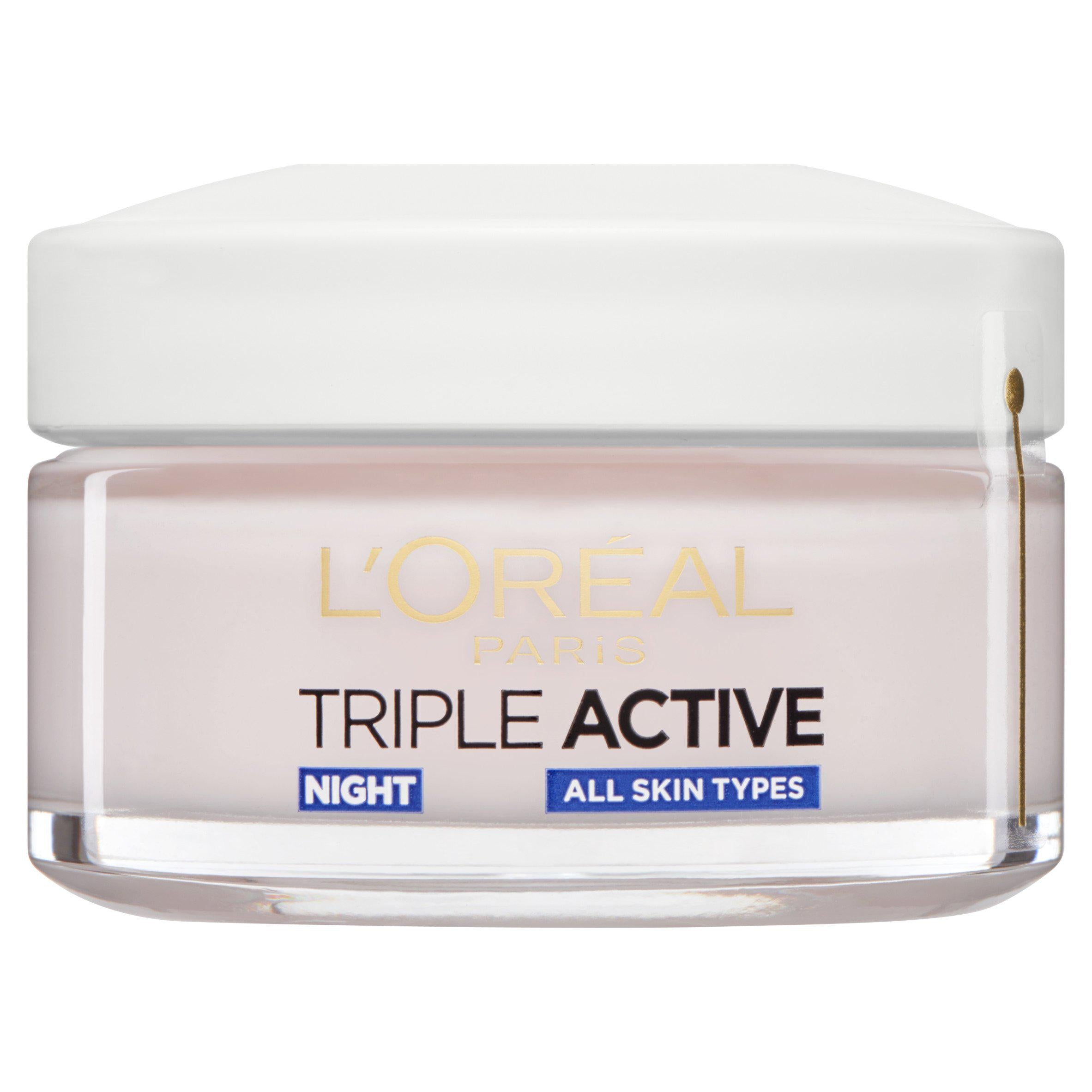L'Oreal Paris Triple Active night cream 50ml, imported from the UK