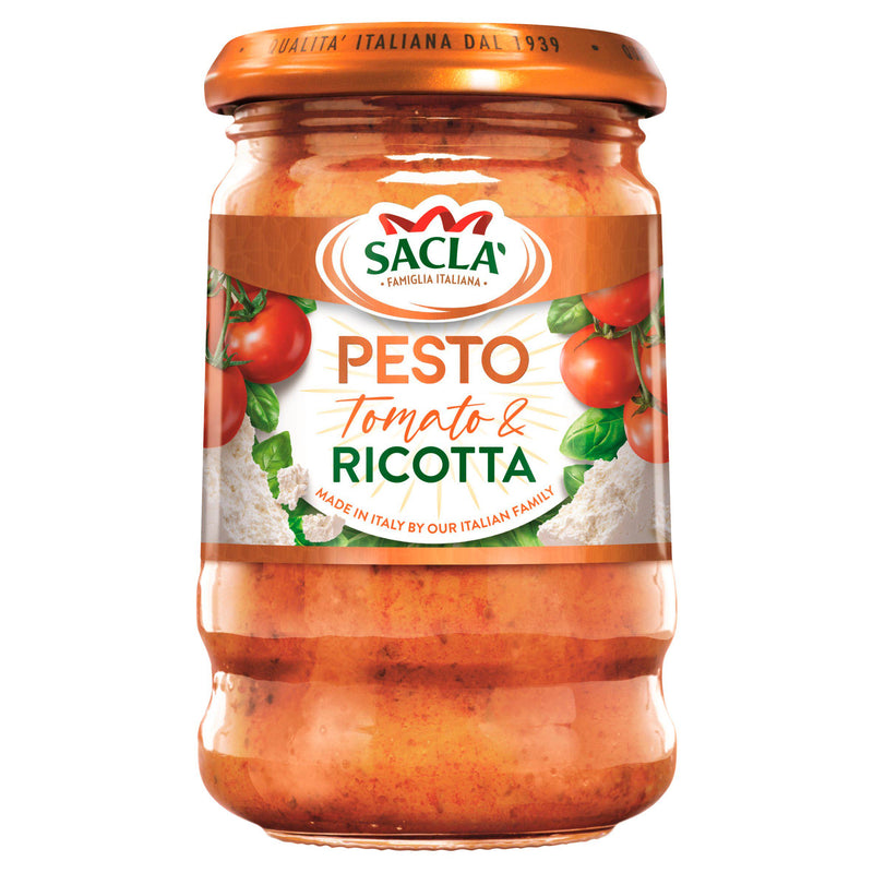 Sacla' Tomato Ricotta Pesto 190g (British brand)
