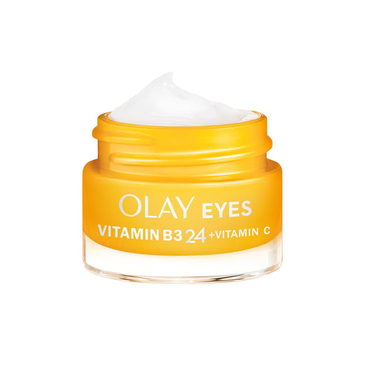 Olay Vitamin B3 24 + Vitamin C For Visibly Brighter Skin Eye Cream 15ml GOODS Sainsburys   