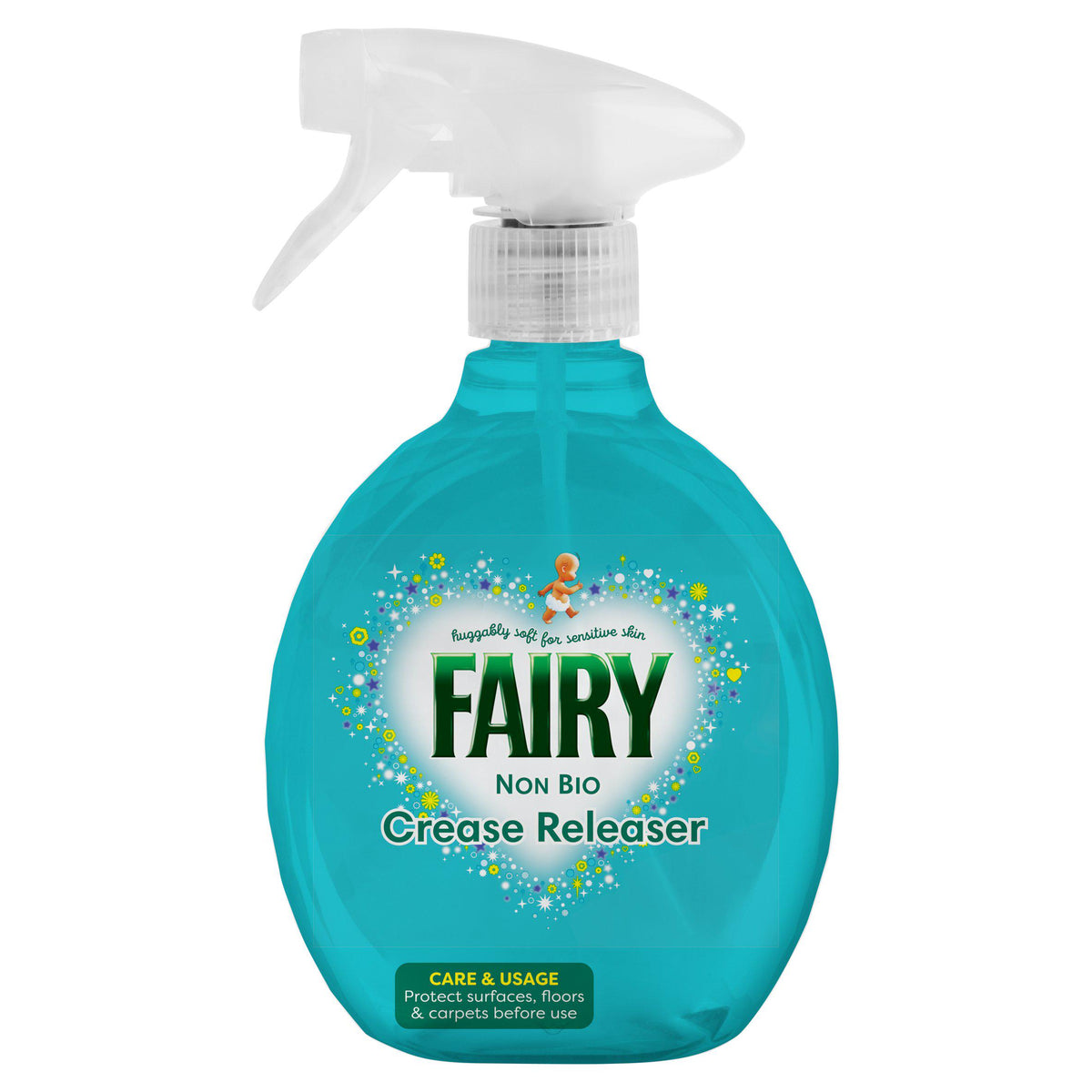 Fairy Non Bio crease releaser 500ml spray bottle - British product