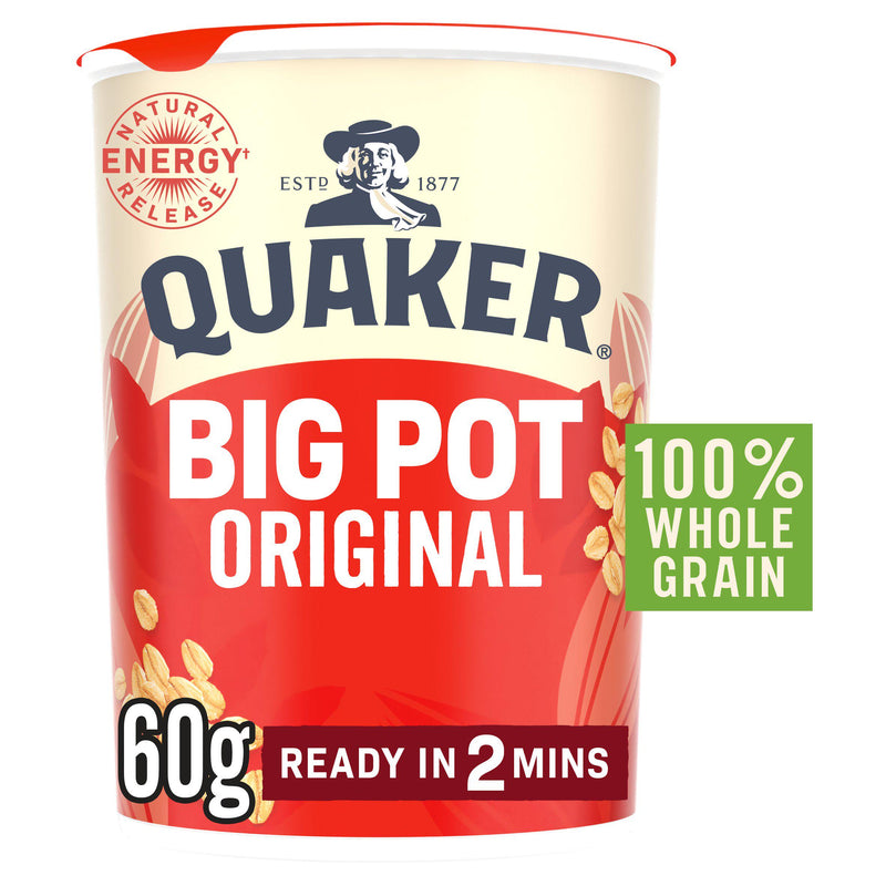 Quaker Oat So Simple porridge pot Original 60g, UK version