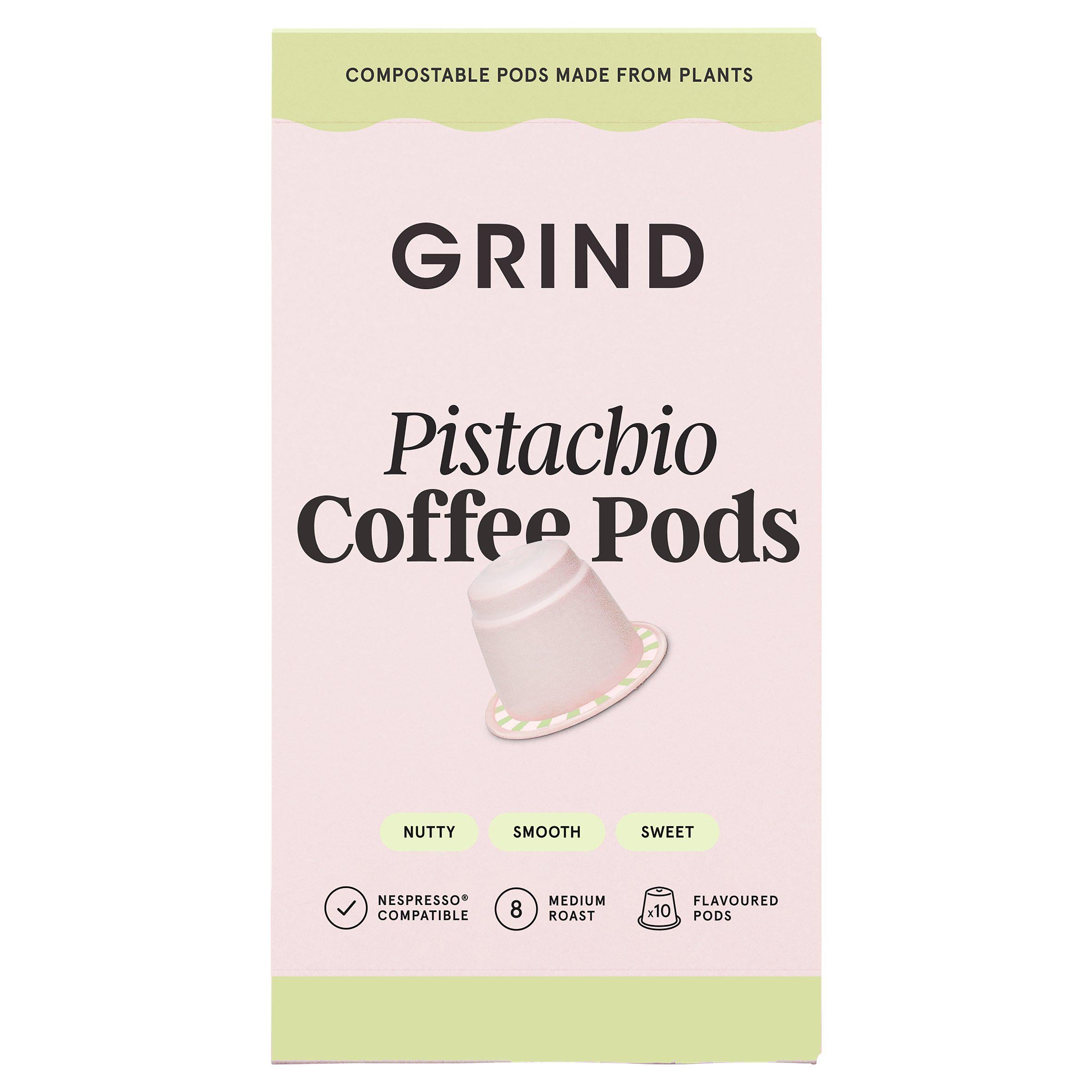 Grind pistachio coffee pods 52g, UK version