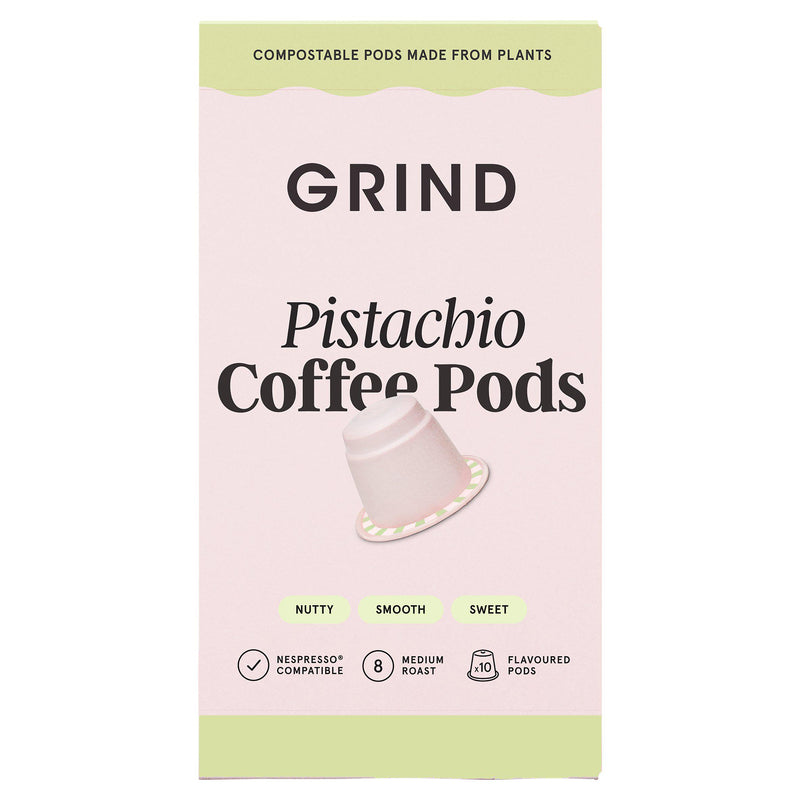Grind pistachio coffee pods 52g, UK version