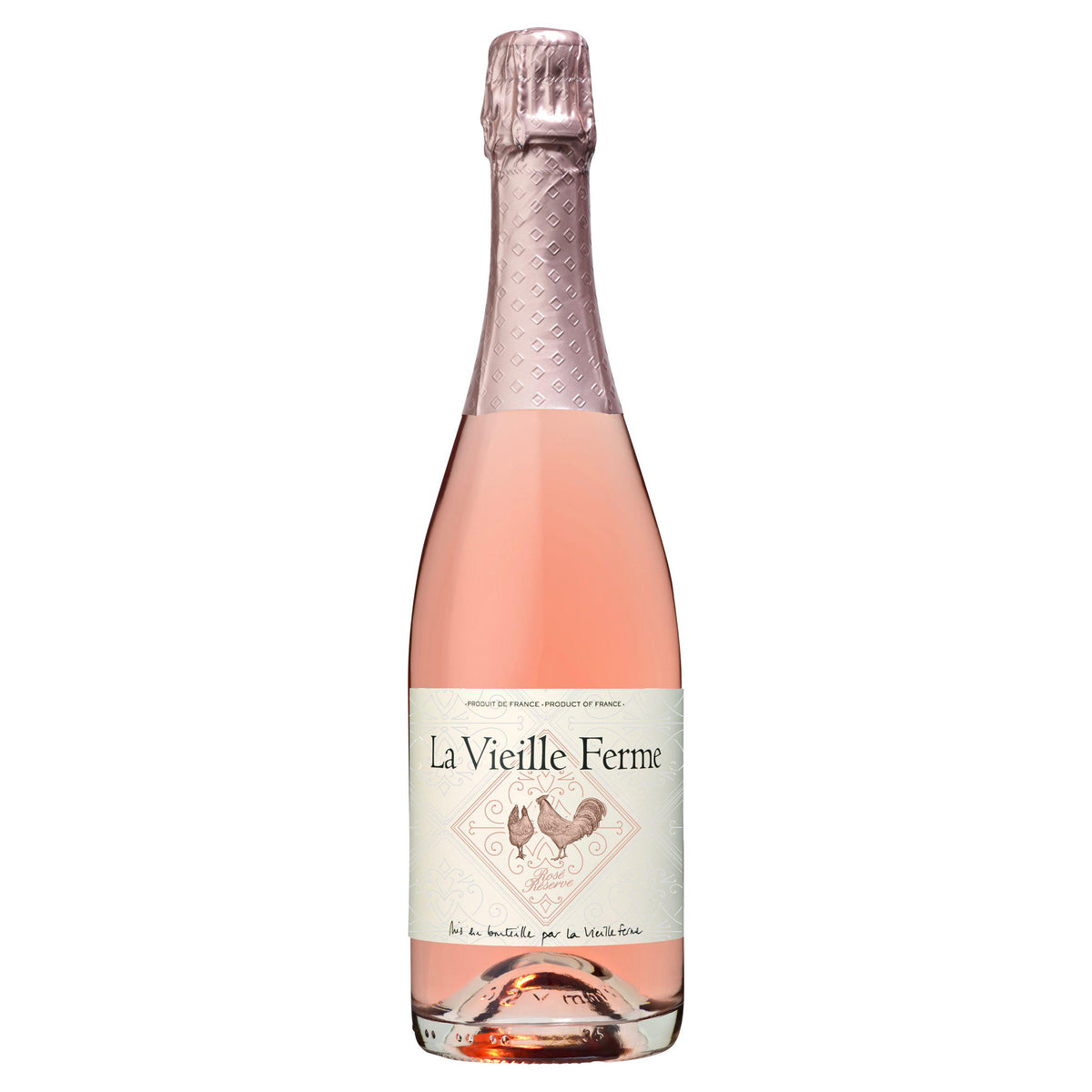 La Vieille Ferme Réserve sparkling rosé wine 75cl, UK version