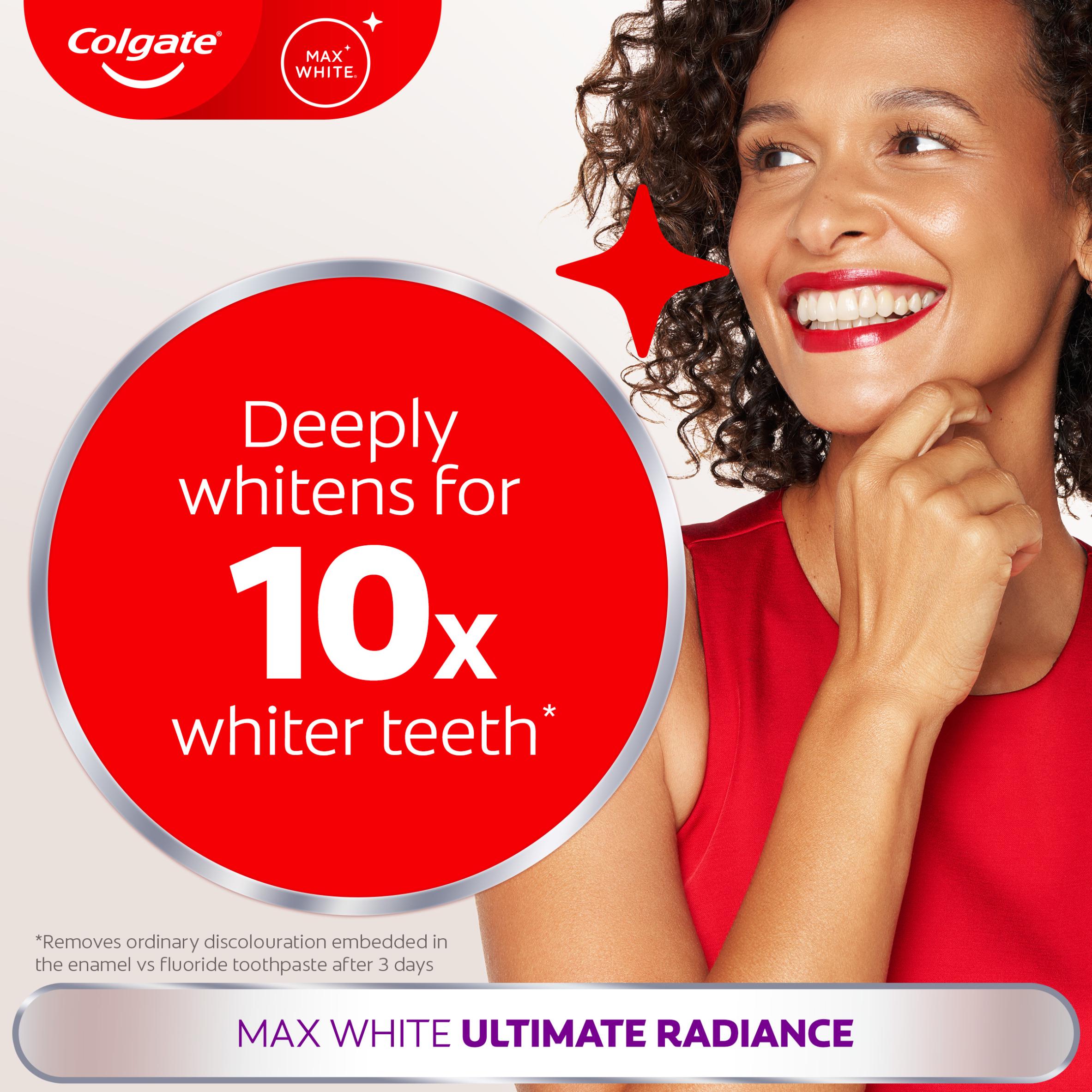 Colgate Max White whitening toothpaste 75ml, imported from the UK
