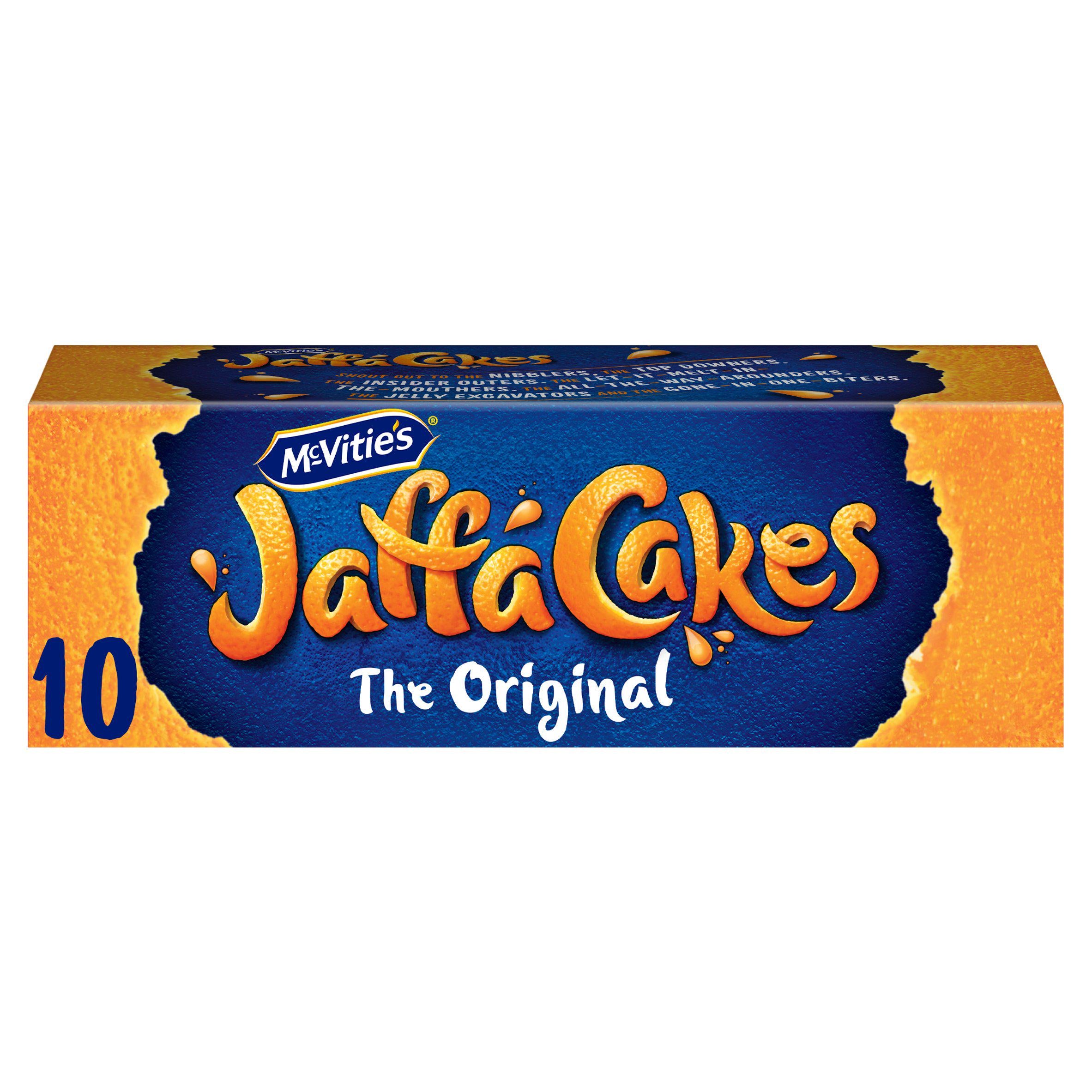 McVitie's Jaffa Cakes Original pack of 10, imported from the UK