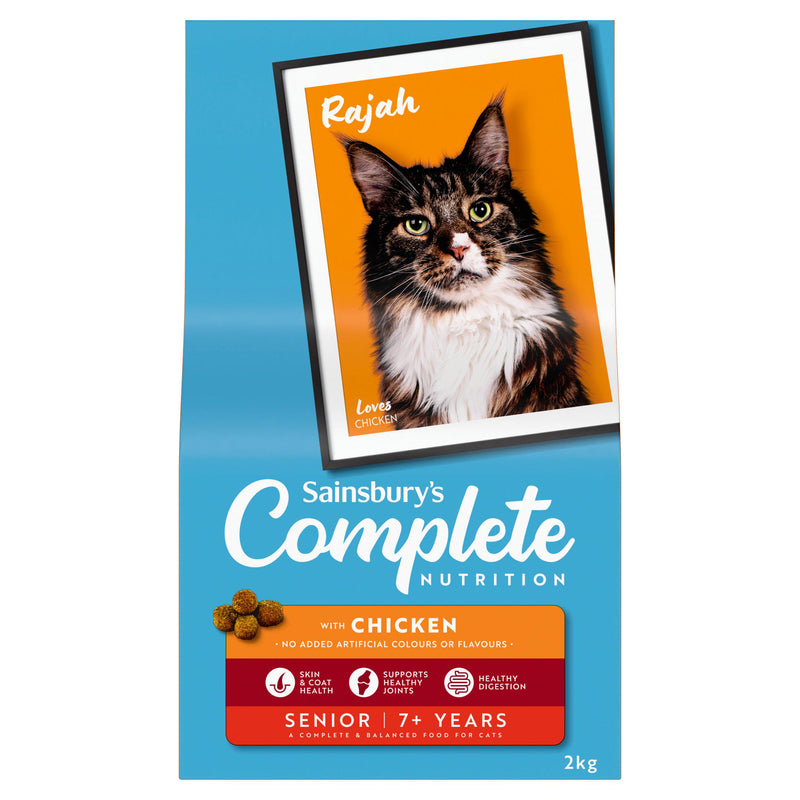 Sainsbury's senior cat food 2kg (British brand)