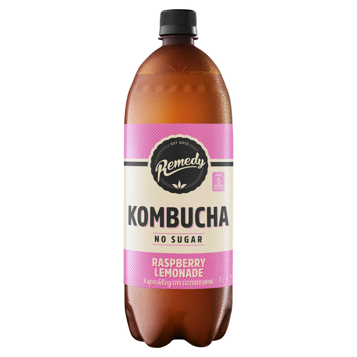 Remedy kombucha raspberry lemonade 1L (British brand)