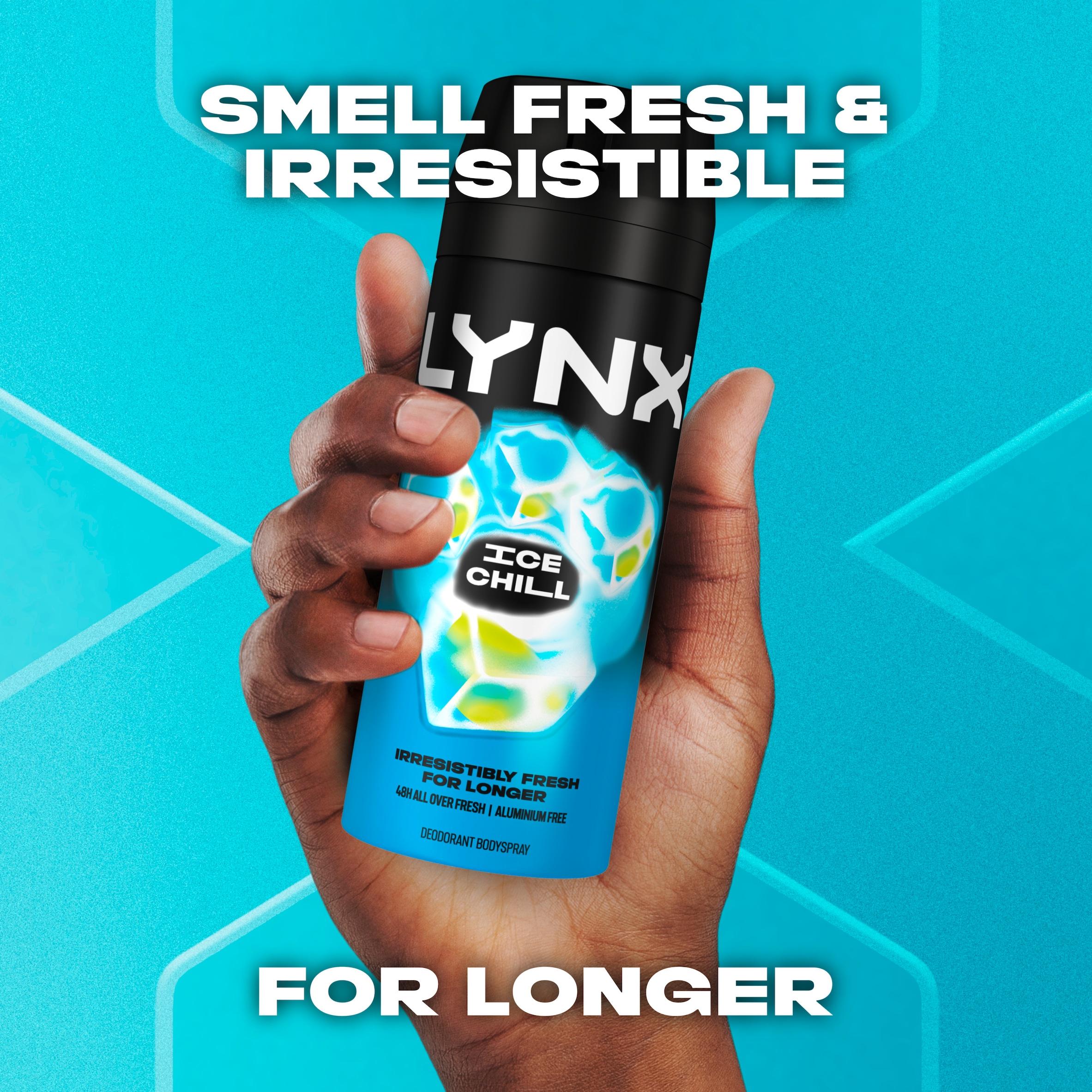 Lynx Ice Chill deodorant spray 150ml (British brand)