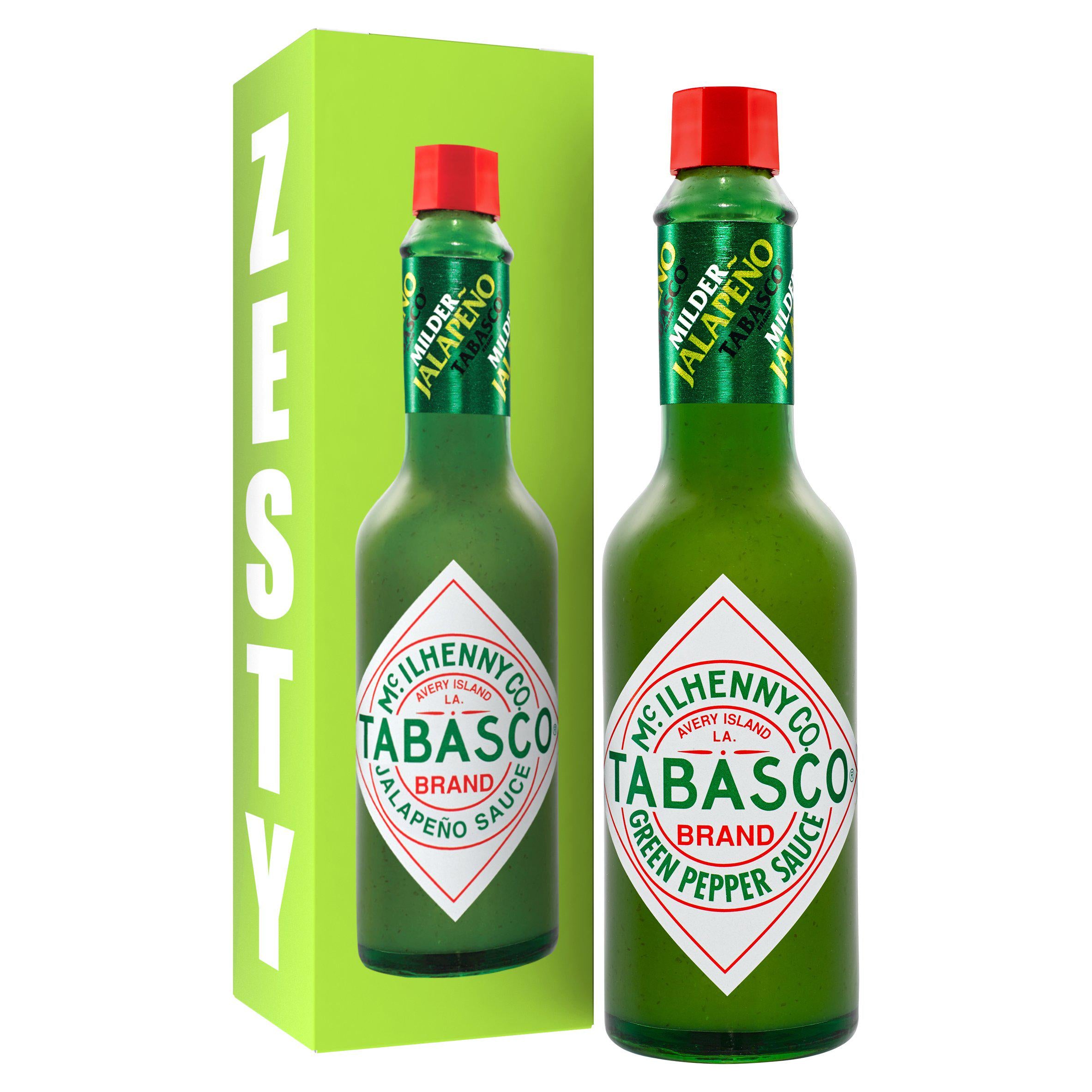 Tabasco mild green hot pepper sauce 57ml (British brand)