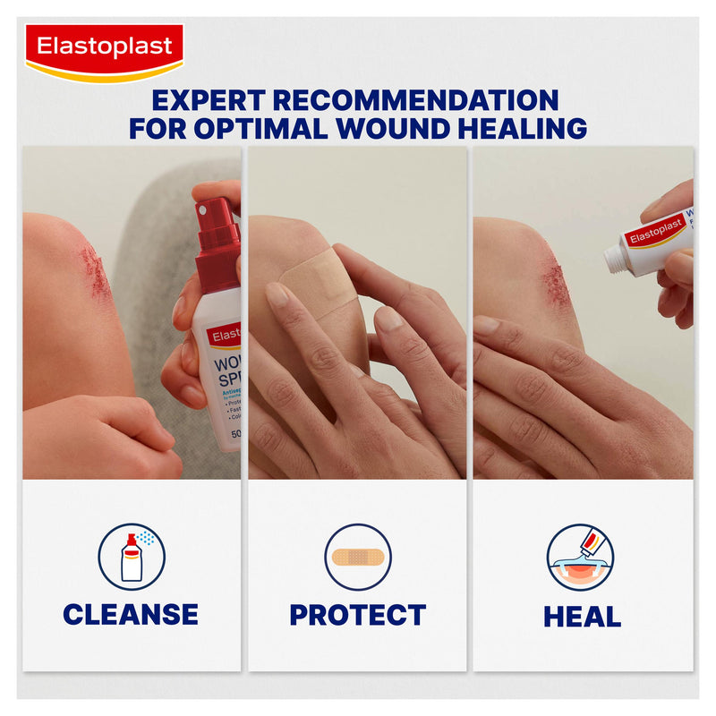 Elastoplast fabric roll plaster elastic 2.5cm 3m, UK version
