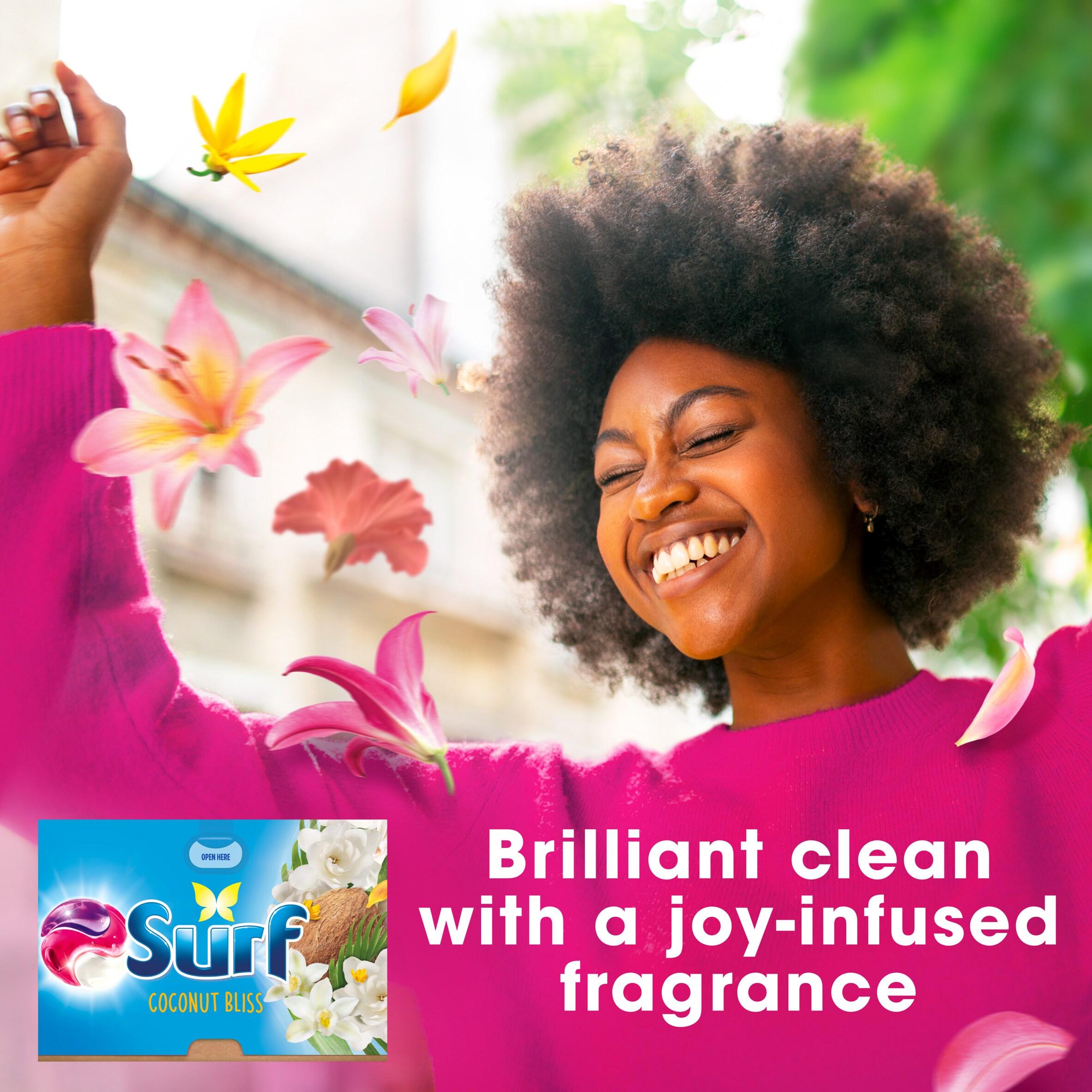 Surf 3 In 1 Laundry Capsules Coconut Bliss 15 Washes (British brand)