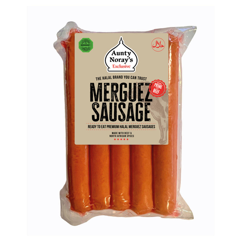 Aunty Noray's merguez sausages 280g (British brand)