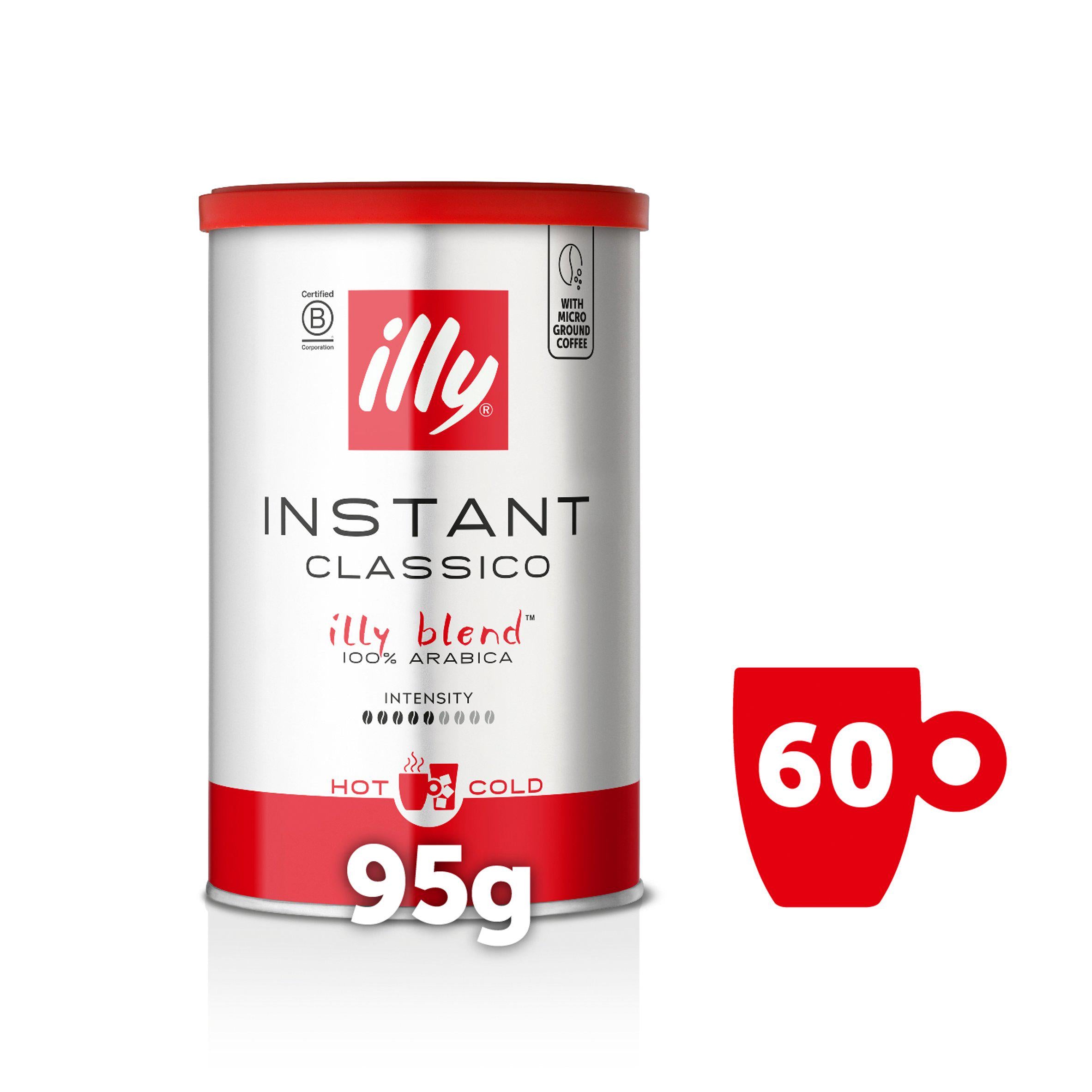 illy instant coffee Classico 95g, UK version