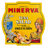 Minerva tuna salad with sweetcorn 160g, imported from the UK