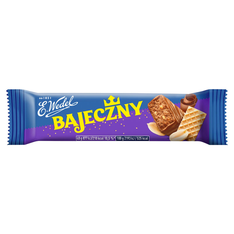 E. Wedel Peanut Bar with Wafers in Milk Chocolate 45g