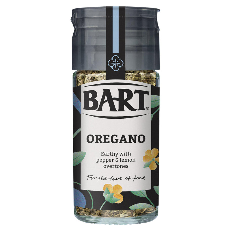 Bart Oregano 14g jar of dried herb, imported from the UK