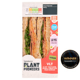 Plant Pioneers VLT vegan BLT sandwich, imported from the UK