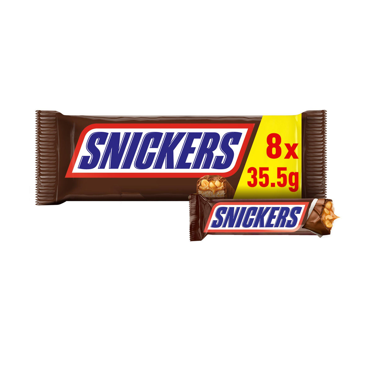 Snickers peanut chocolate multipack 8 x 34.5g (British brand)