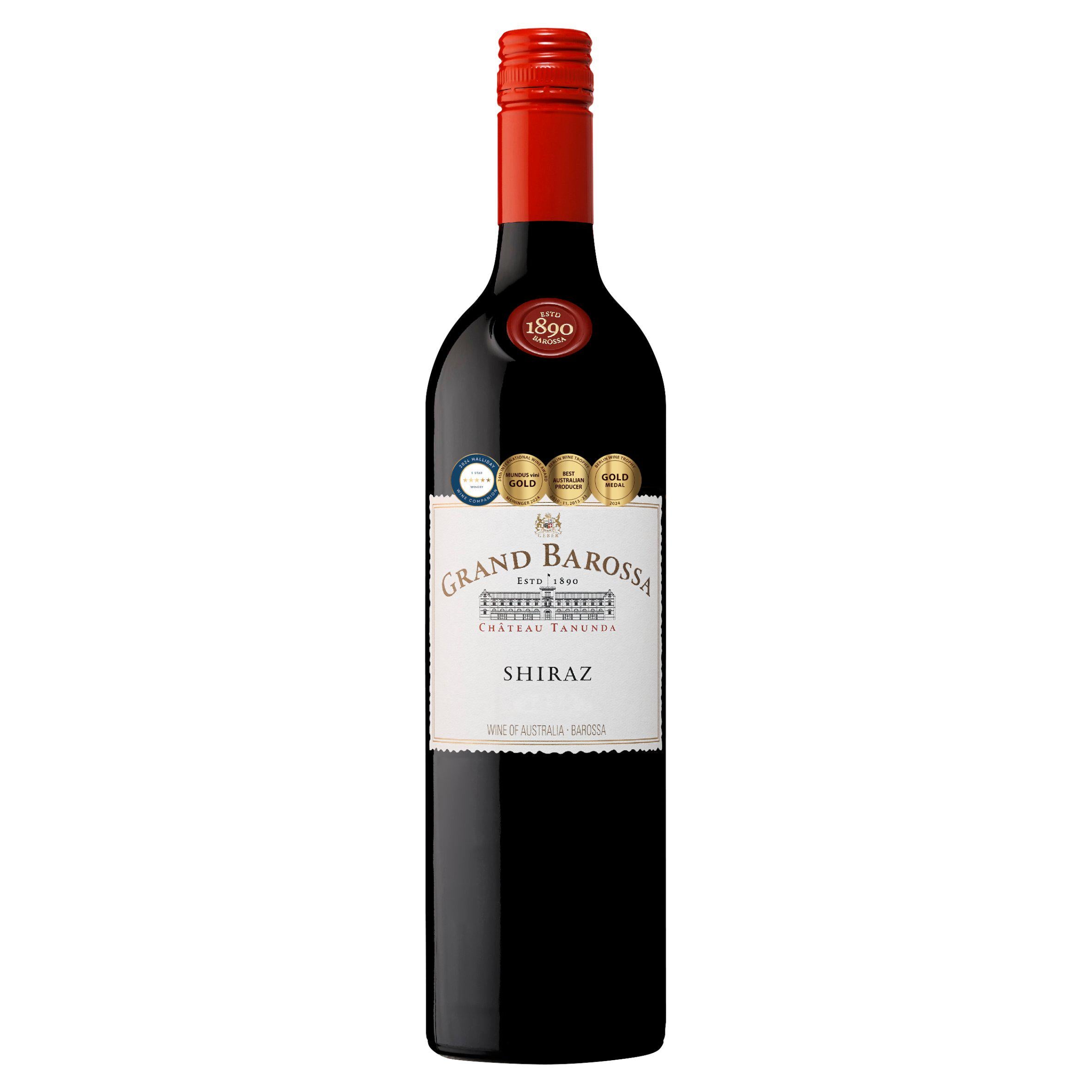 Château Tanunda Grand Barossa Shiraz red wine 75cl, UK version