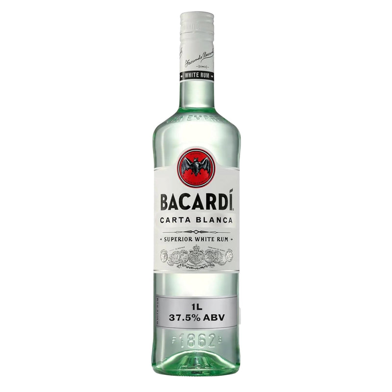 Bacardi Carta Blanca Superior white rum 100cl - British product