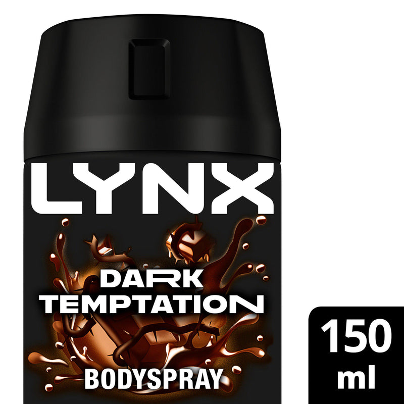Lynx Dark Temptation deodorant body spray 150ml (British brand)