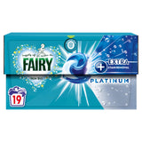 Fairy Non Bio Platinum Pods Washing Liquid Capsules Extra Stain Removal 19 Washes GOODS Sainsburys   