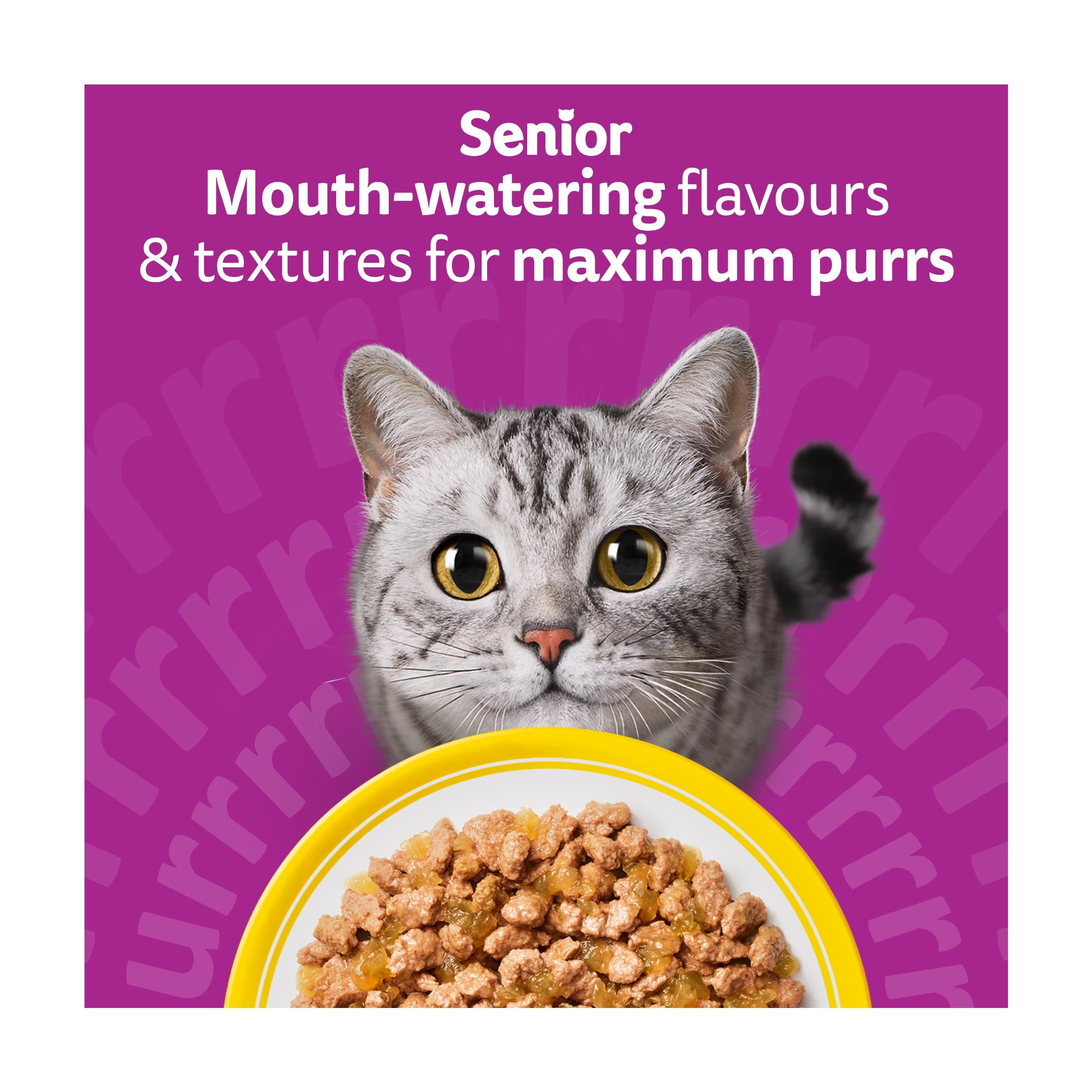 Whiskas 11+ Poultry Feasts pouches 85g, UK version