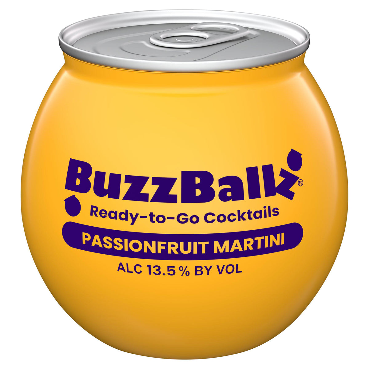 BuzzBallz cocktail Passionfruit Martini 20cl, imported from the UK