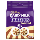 Cadbury Dairy Milk Twisted Buttons milk white chocolate 105g - British product