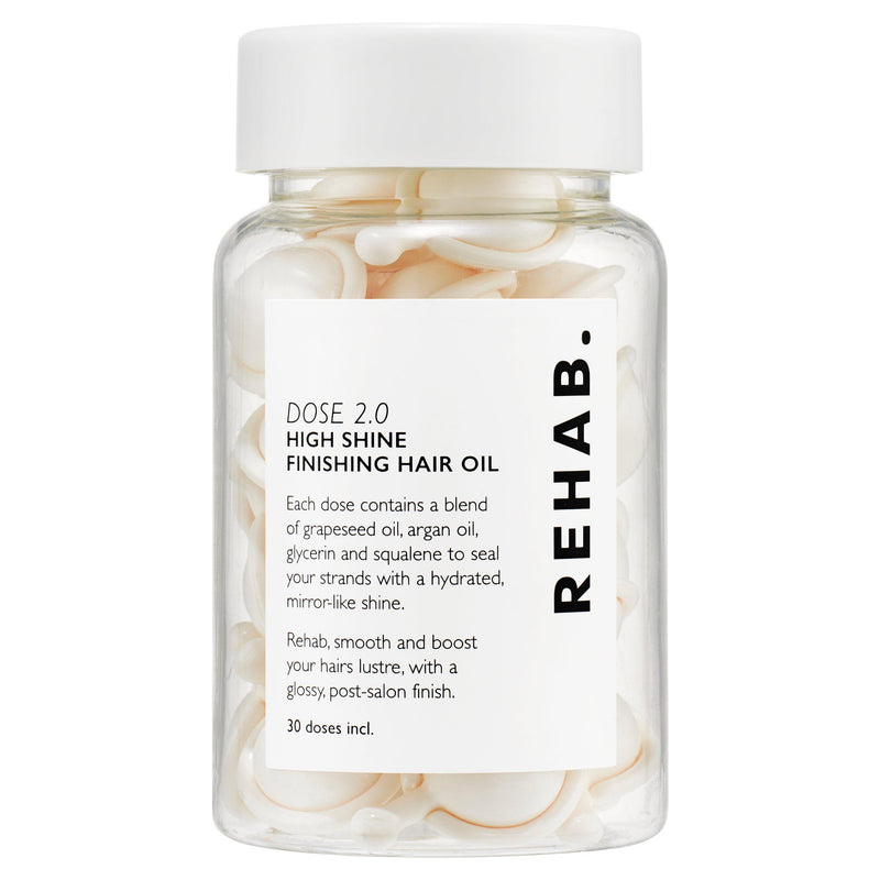 Rehab hair oil Dose 2.0 High Shine Finishing 30 x 1ml - British product