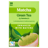 Sainsbury's matcha green tea bags 20 pack 36g - British product