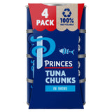 Princes tuna chunks in brine multipack 4x145g, UK version