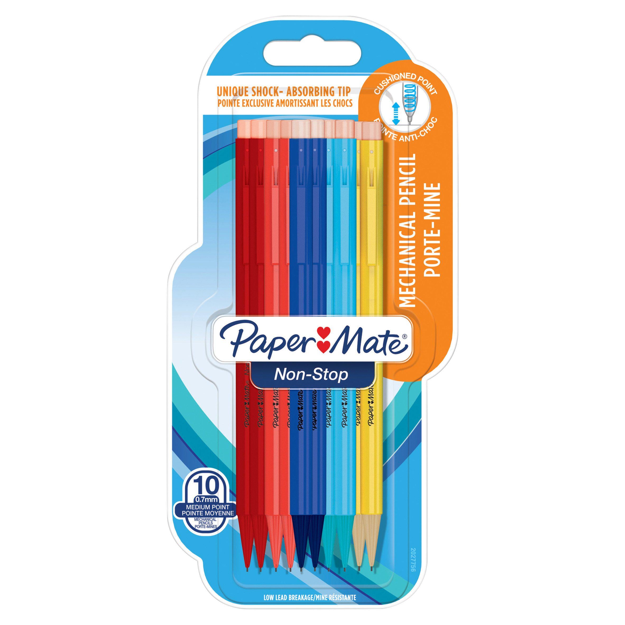 Paper Mate Mechanical Pencils Bold Bright 10 pack, imported from the UK