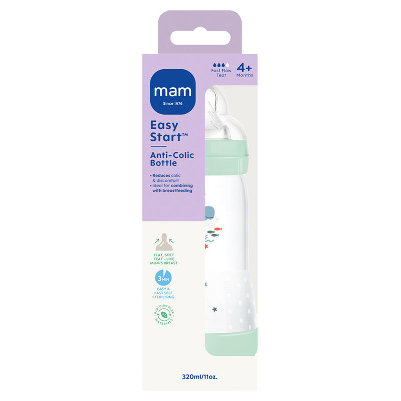 Mam baby bottle anti colic 320ml, imported from the UK