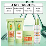 Garnier Keratin Sleek hair mask jar, UK version