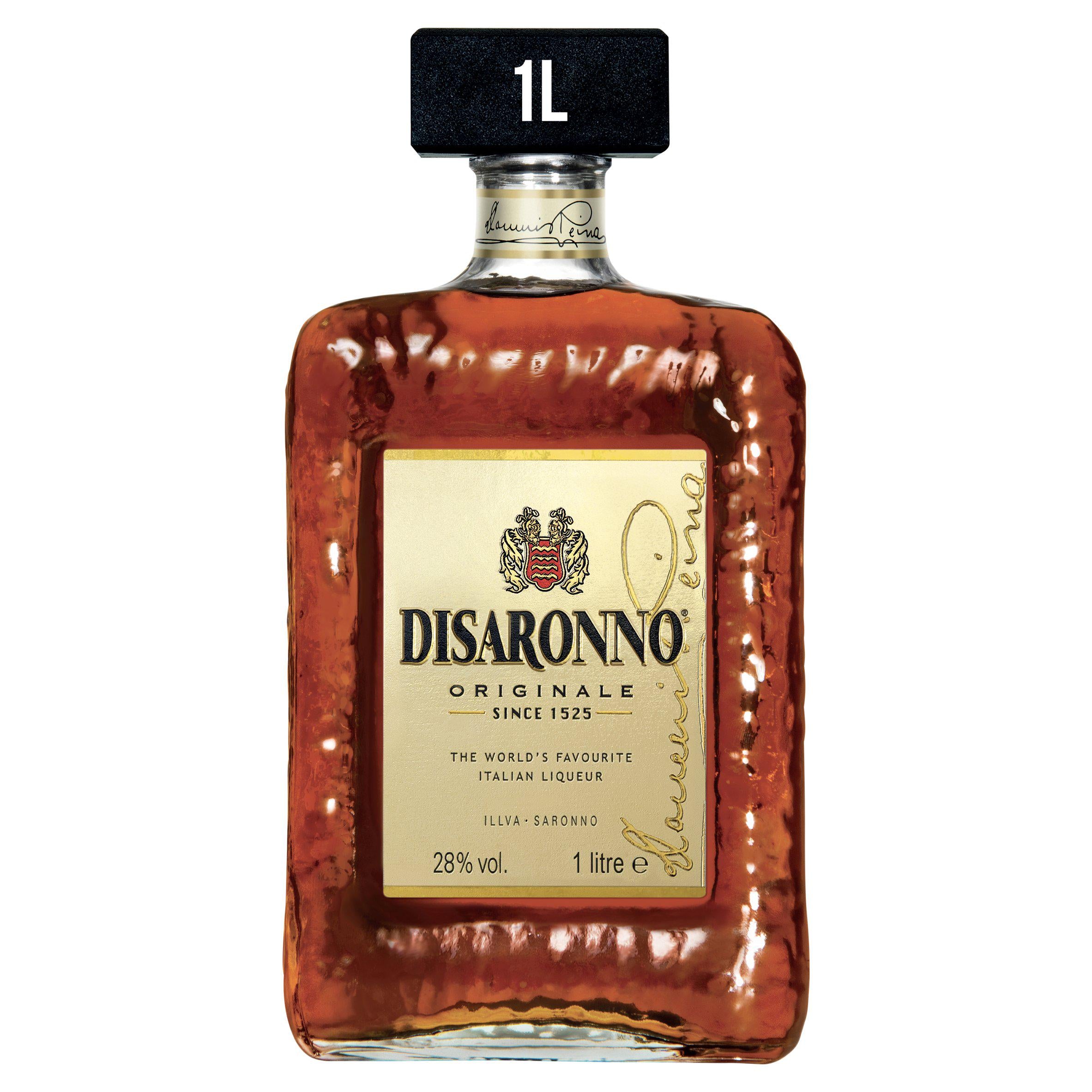 Disaronno Originale Amaretto liqueur 1L, UK version