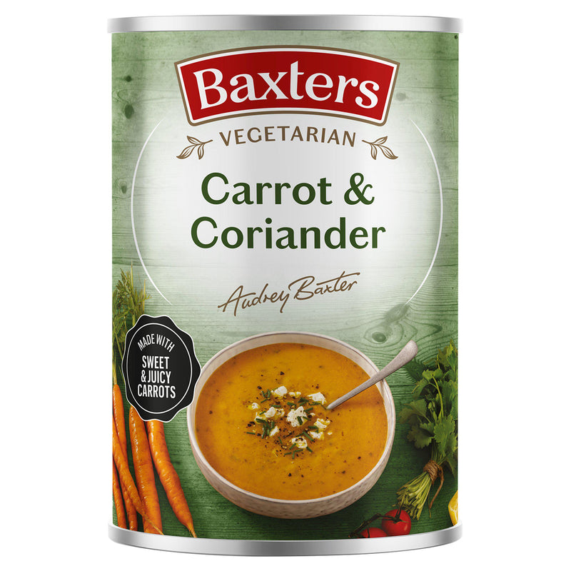Baxters carrot and coriander soup 400g - British product