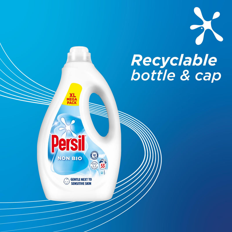 Persil Non Bio laundry liquid 1.43L, imported from the UK