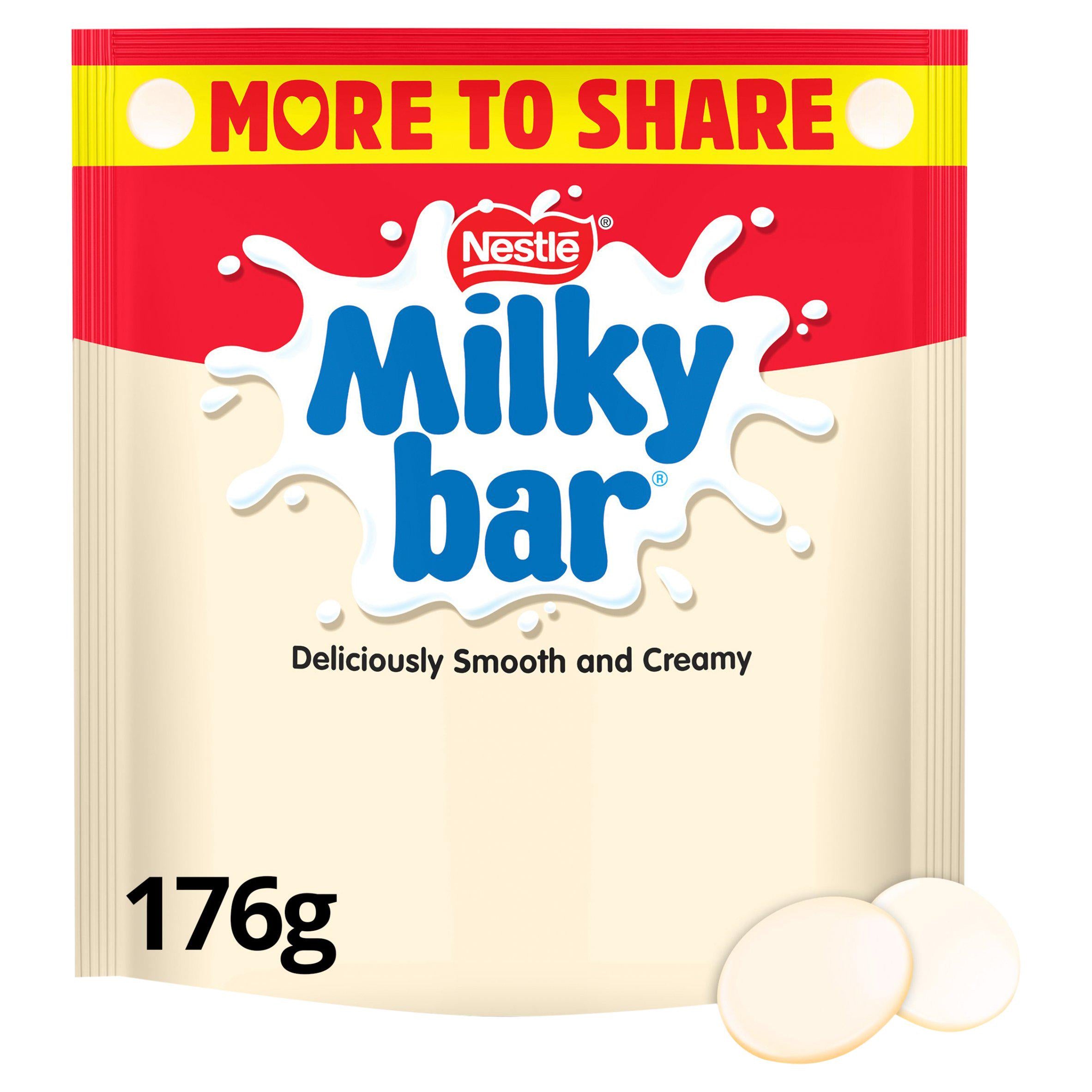 Milkybar white chocolate giant buttons 176g (British brand)