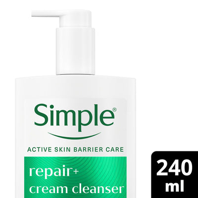 Sainsburys Simple Repair+ Facial Cleanser 240ml- Buy online at McGrocer