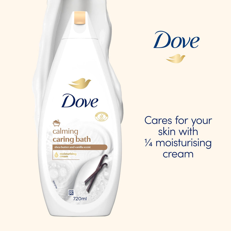 Dove Calming Caring Bath Soak with shea butter 720ml, UK version
