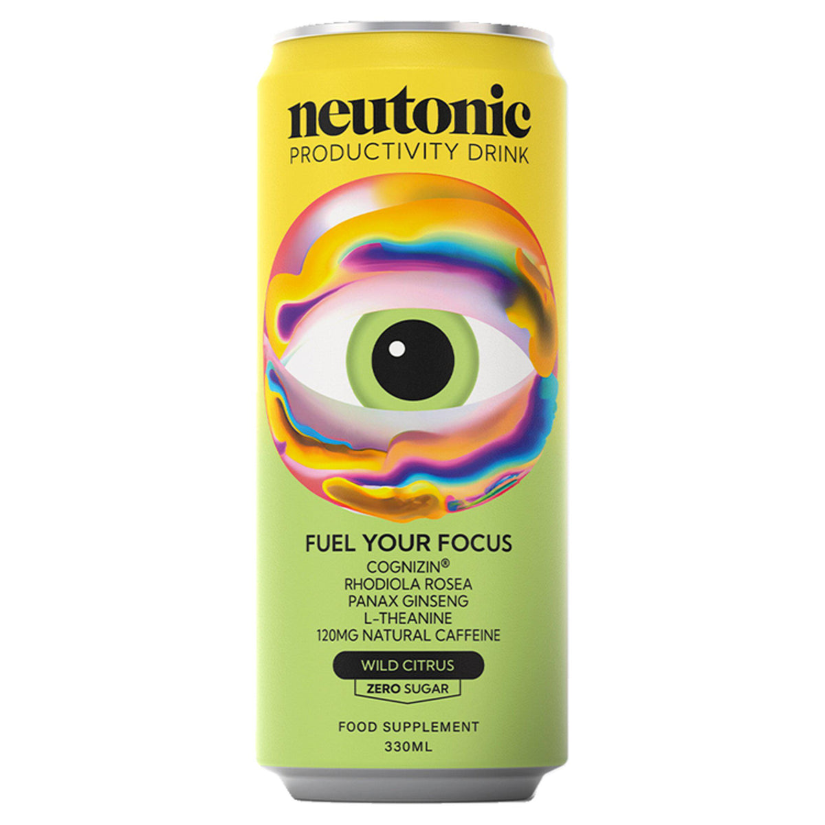 Neutonic Wild Citrus productivity drink 330ml can (British brand)